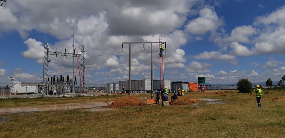 63KV Overhead Line Stringing 2